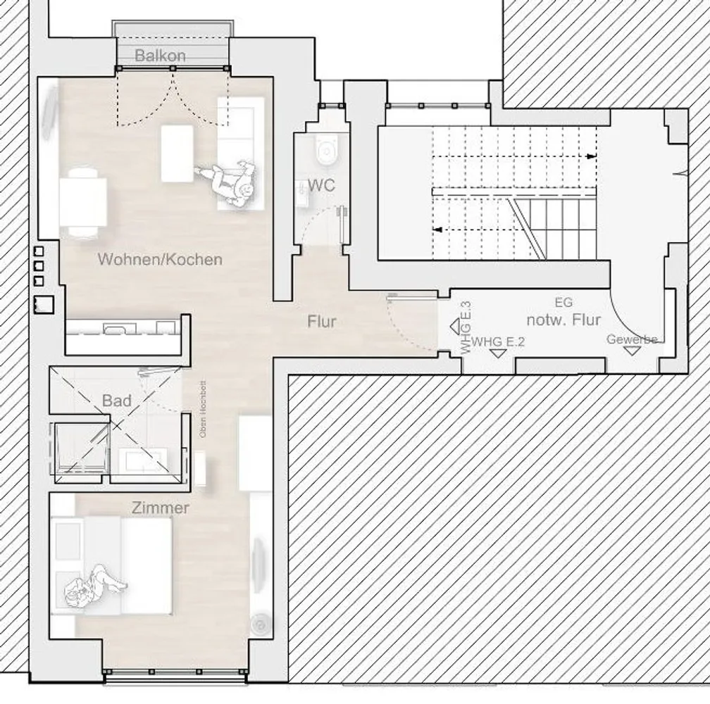 2 Zimmer Wohnung mit 44 m² in Stuttgart – Bild 9