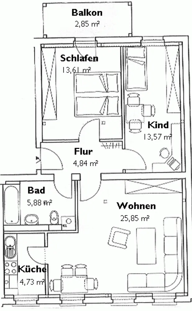 3 Zimmer Wohnung mit 71 m² in Halle (Saale) – Bild 7