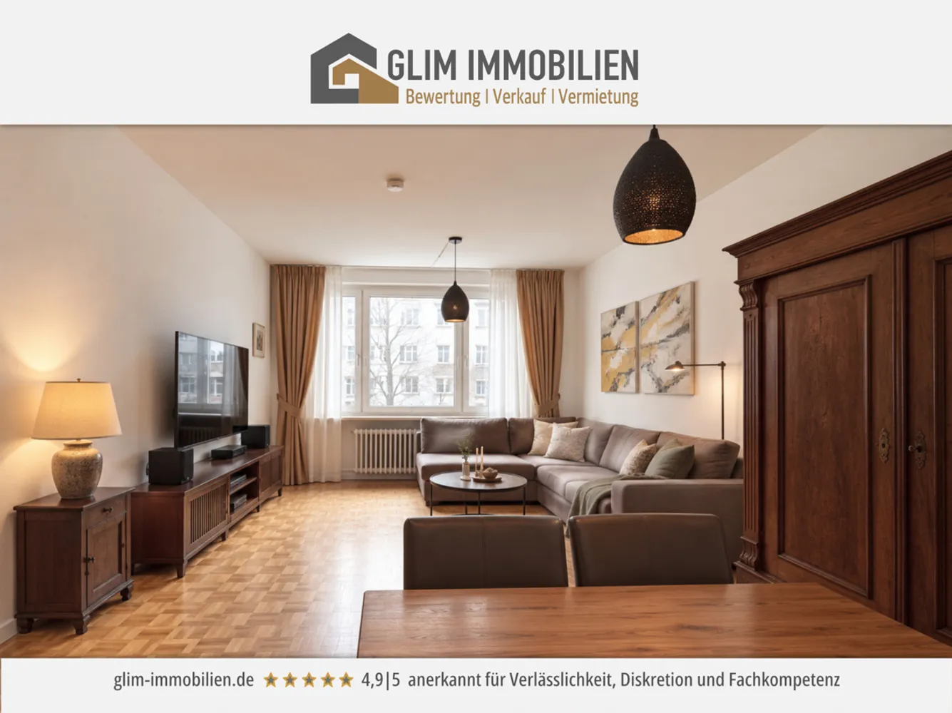 3 Zimmer Wohnung mit 74 m² in Krefeld – Bild 1