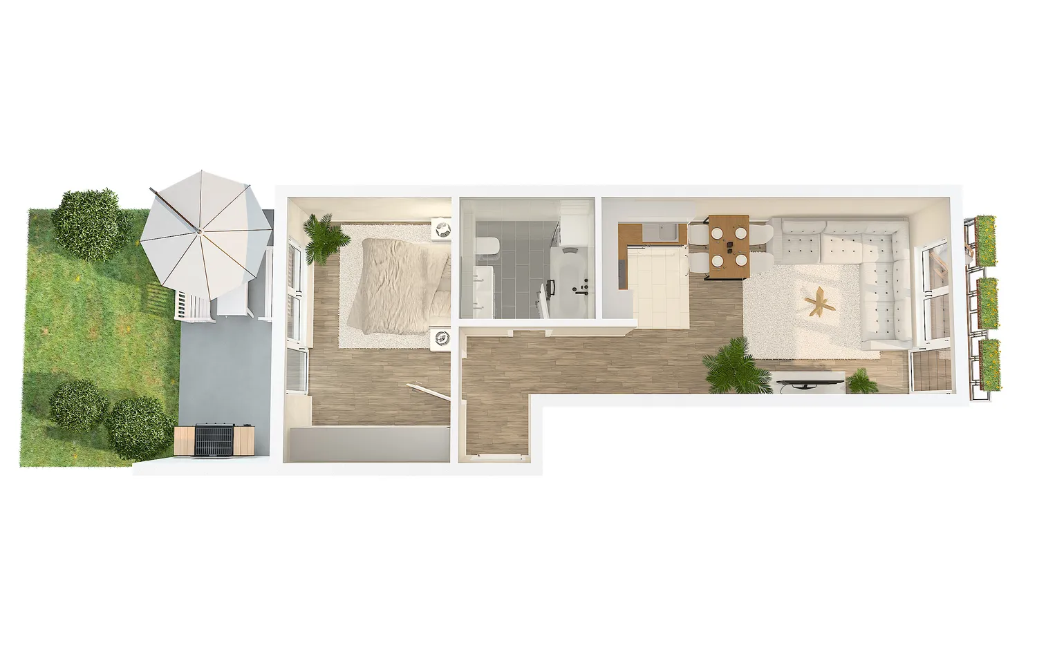 2 Zimmer Wohnung mit 60 m² in Dresden – Bild 2