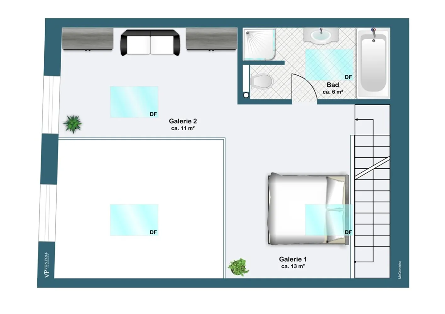 2 Zimmer Wohnung mit 80 m² in Werder (Havel) – Bild 7