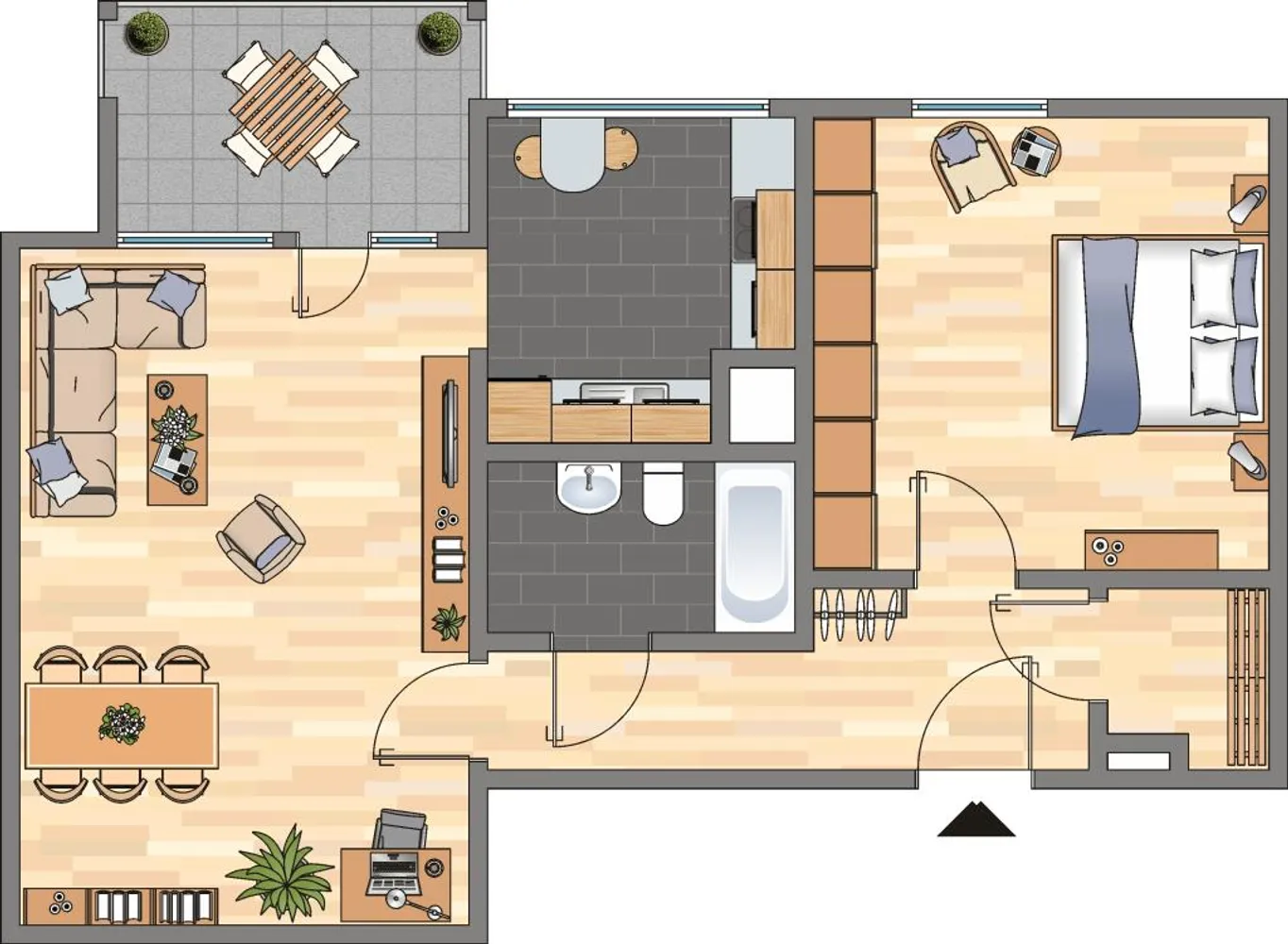 2 Zimmer Wohnung mit 53 m² in Dortmund – Bild 4