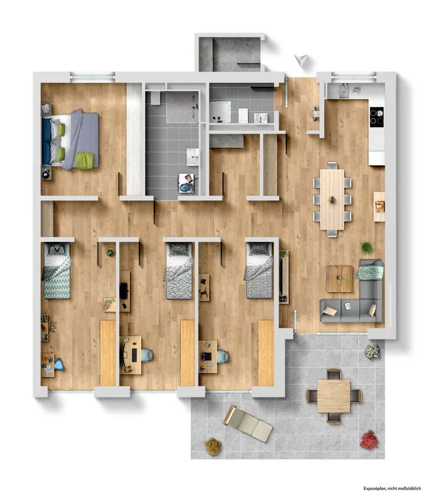 5 Zimmer Wohnung mit 137 m² in Nürnberg – Bild 12
