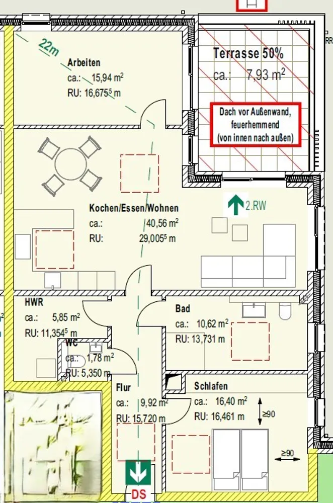 3 Zimmer Wohnung mit 97 m² in Marl – Bild 2