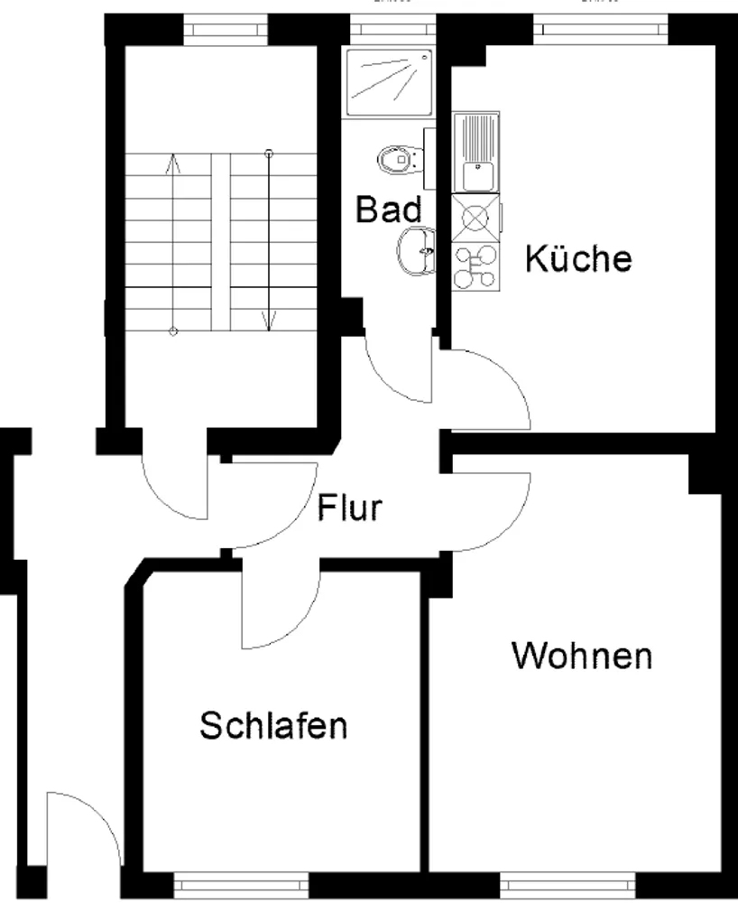 3 Zimmer Wohnung mit 58 m² in Herne – Bild 8