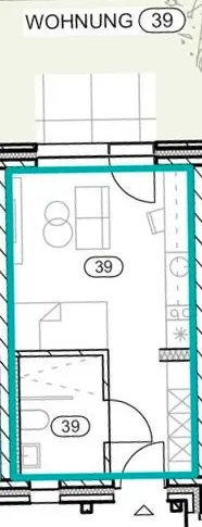 Studio mit 24 m² in Oldenburg – Bild 7