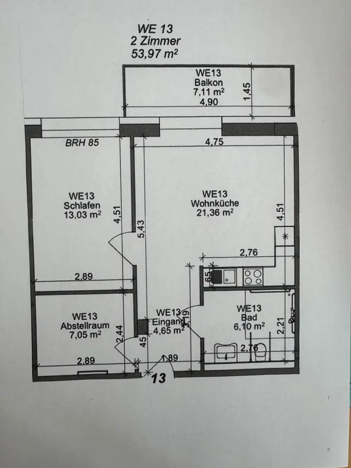 2 Zimmer Wohnung mit 54 m² in Krefeld – Bild 5