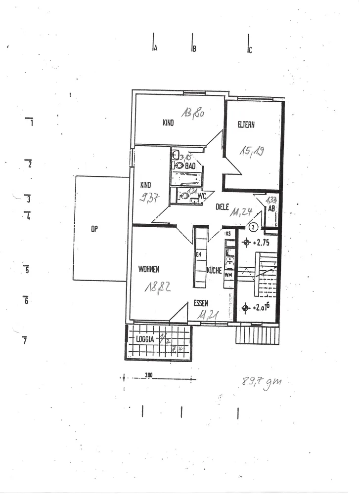 4 Zimmer Wohnung mit 89 m² in Mannheim – Bild 4
