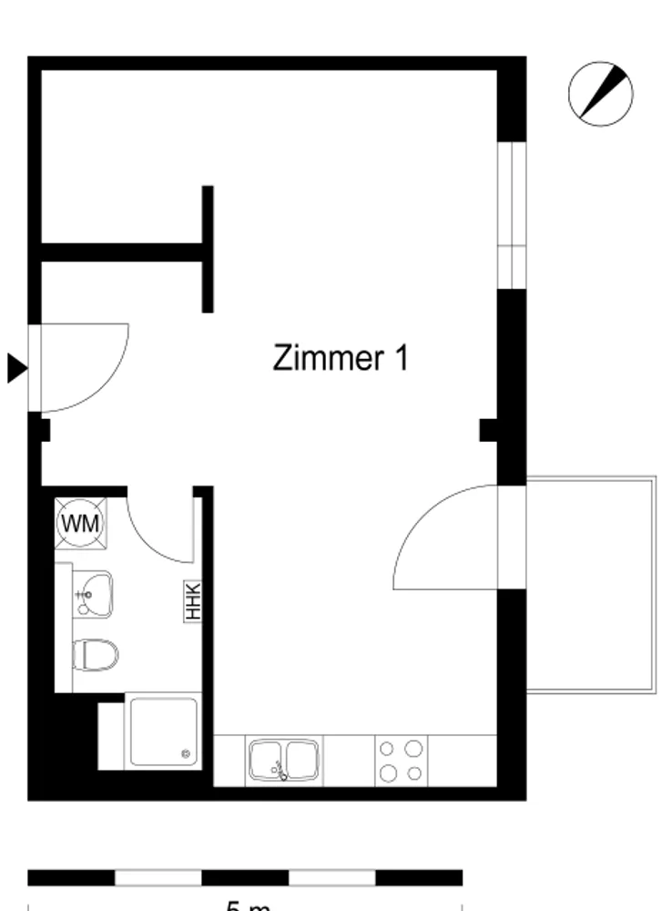 1 Zimmer Wohnung mit 42 m² in Berlin – Bild 5