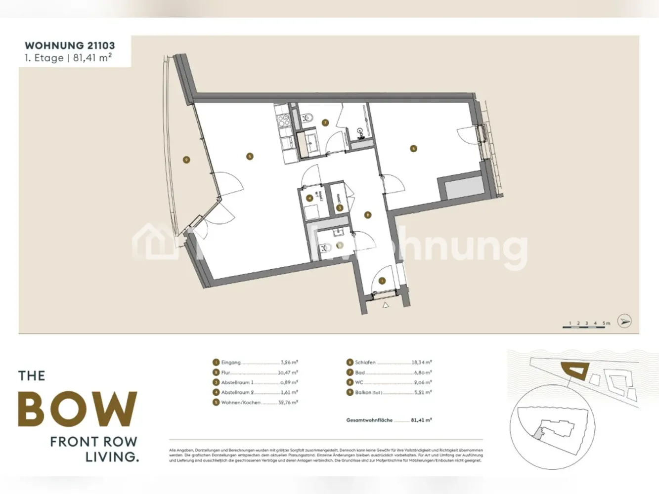 2 Zimmer Wohnung mit 81 m² in Hamburg – Bild 5