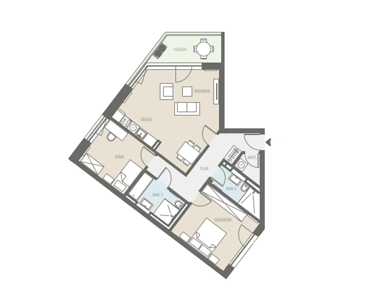 3 Zimmer Wohnung mit 86 m² in Hannover – Bild 9