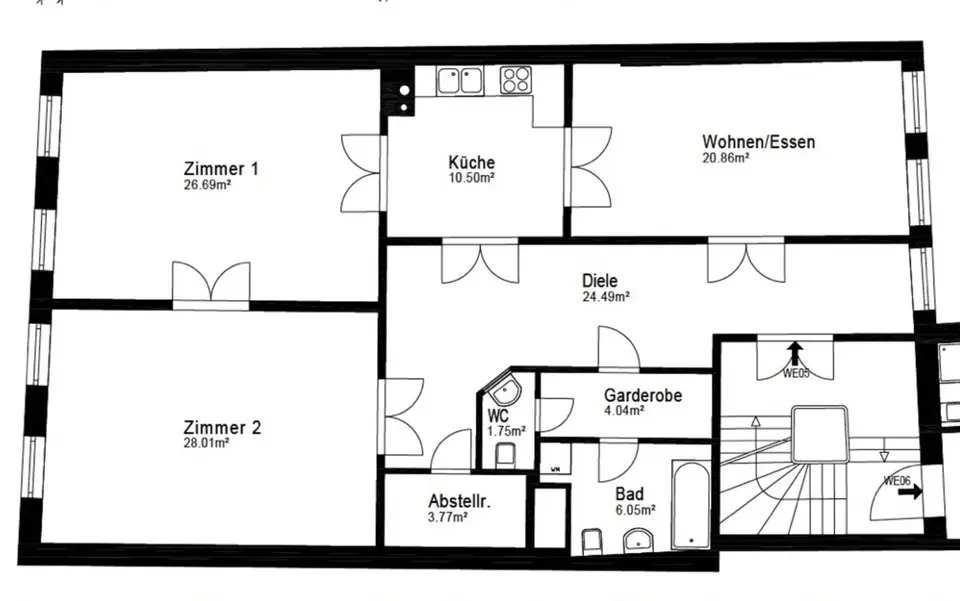 3 Zimmer Wohnung mit 126 m² in Lübeck – Bild 10