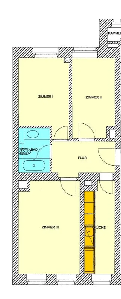 3 Zimmer Wohnung mit 54 m² in Leipzig – Bild 11