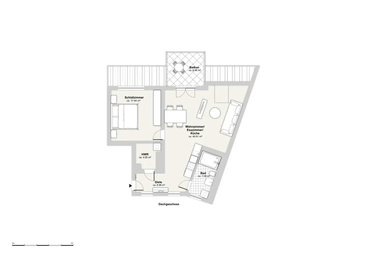 2 Zimmer Wohnung mit 82 m² in Düsseldorf – Bild 9