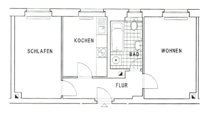 2 Zimmer Wohnung mit 43 m² in Freital – Bild 5