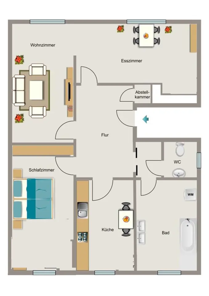 3 Zimmer Wohnung mit 91 m² in Dortmund – Bild 5