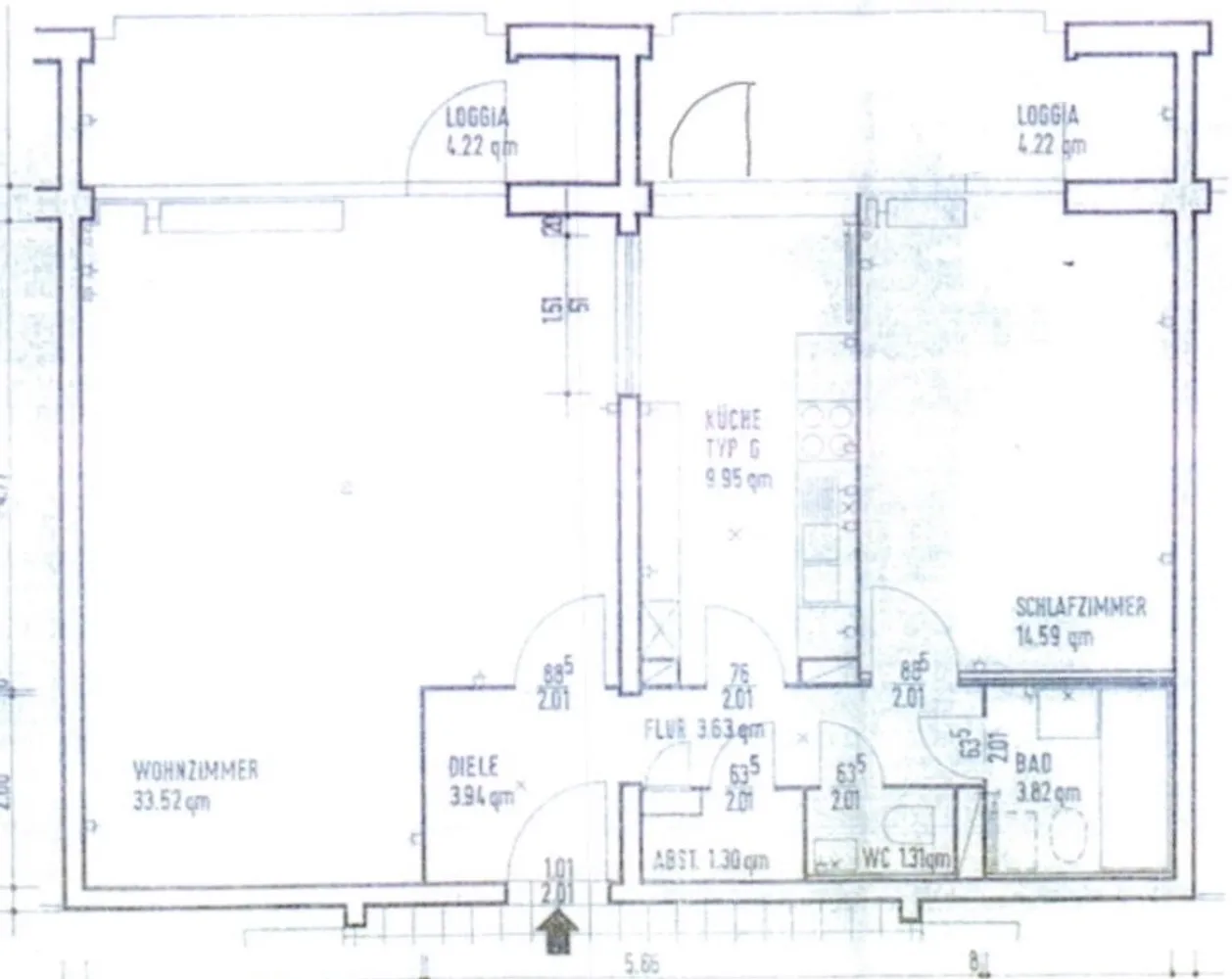 2 Zimmer Wohnung mit 80 m² in Berlin – Bild 3