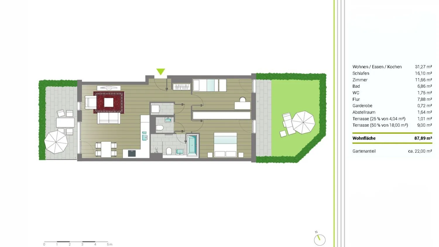 3 Zimmer Wohnung mit 88 m² in Bonn – Bild 7