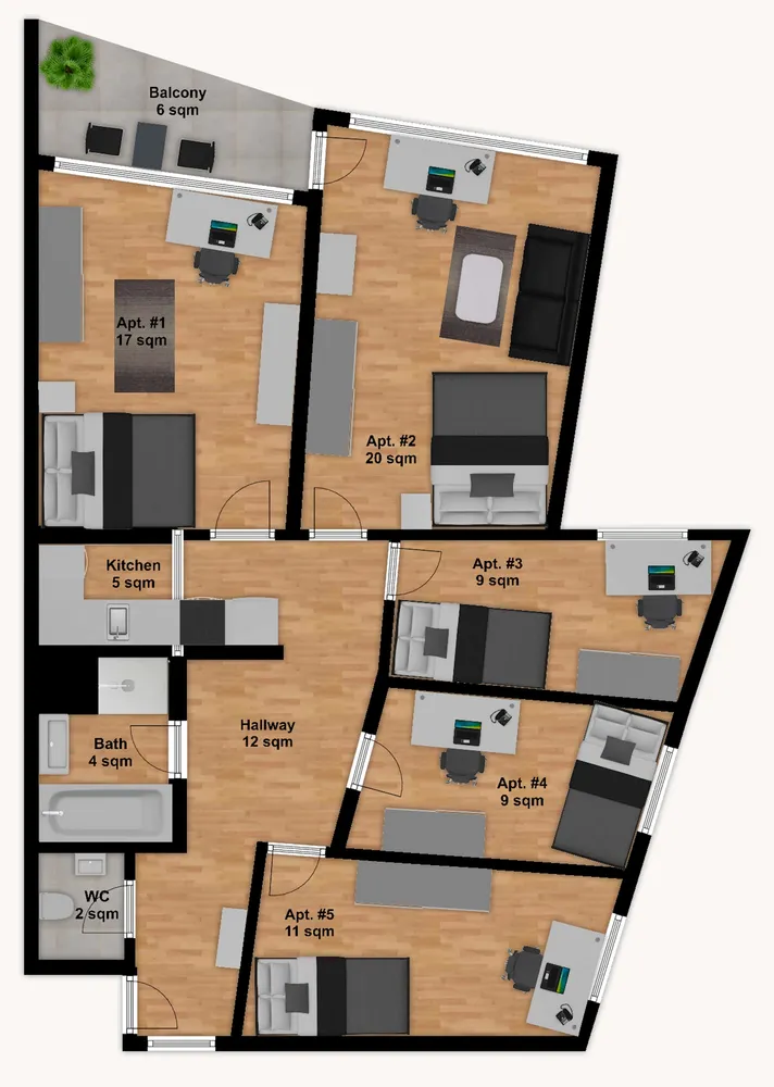 WG-Zimmer in München – Bild 2