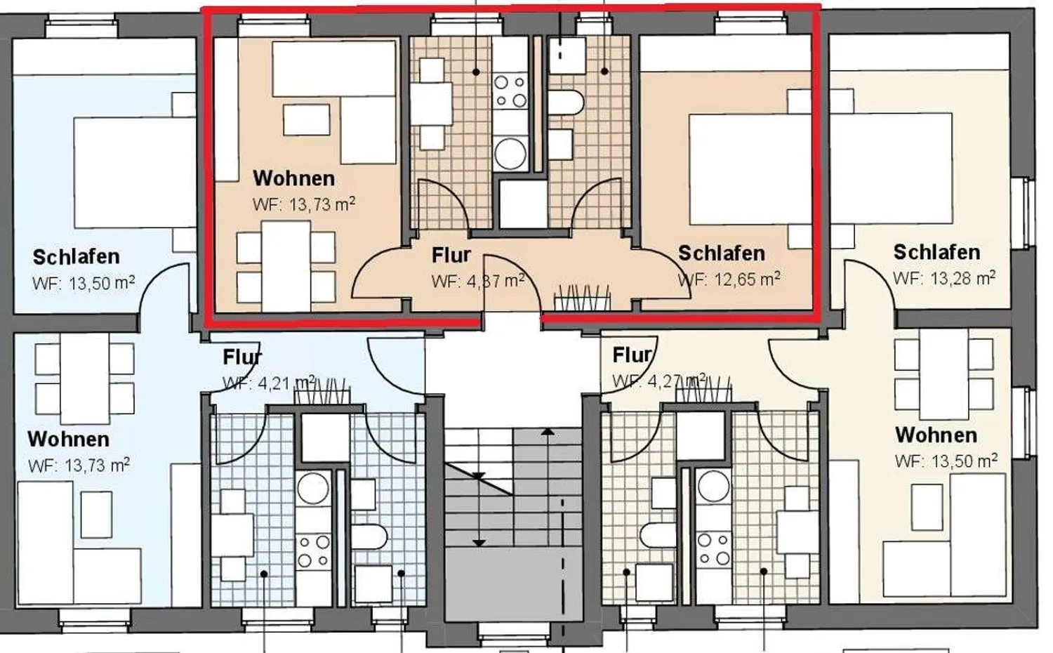 2 Zimmer Wohnung mit 42 m² in Torgau – Bild 5