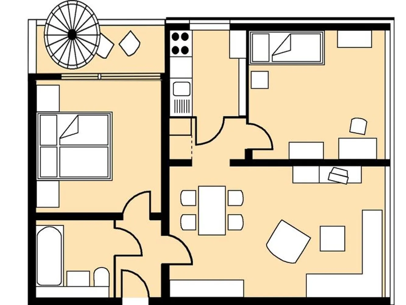 3 Zimmer Wohnung mit 66 m² in Halle (Saale) – Bild 3