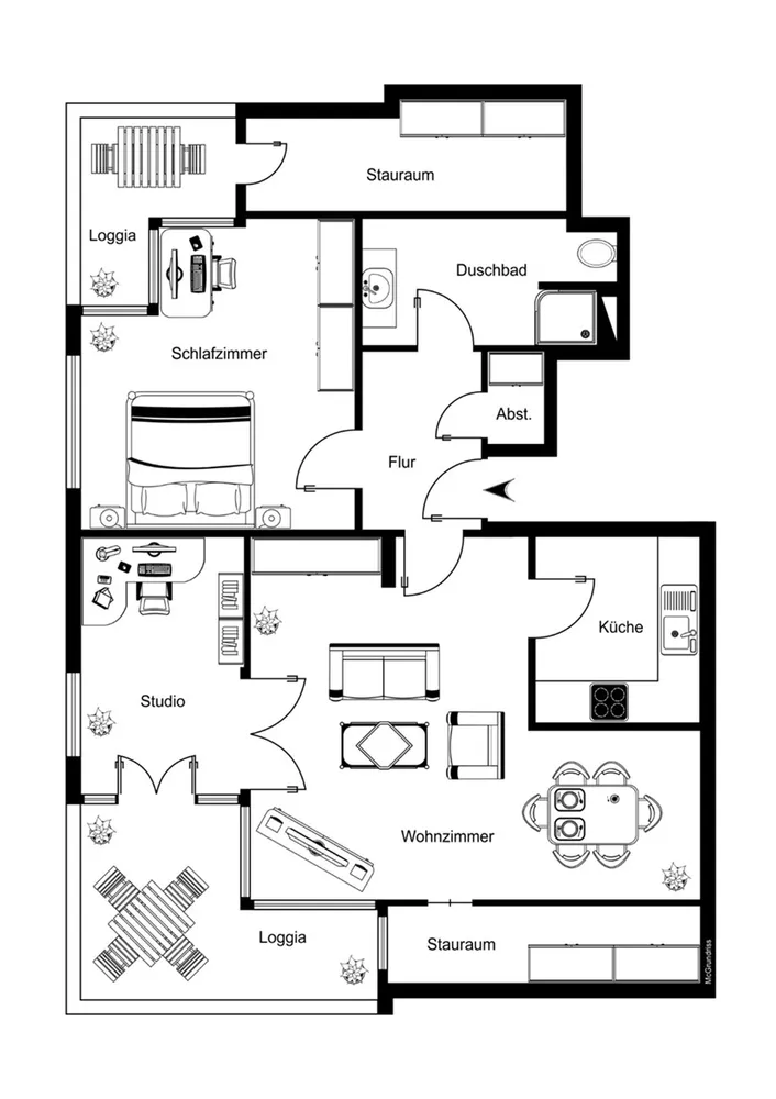 3 Zimmer Wohnung mit 78 m² in Mainz – Bild 4