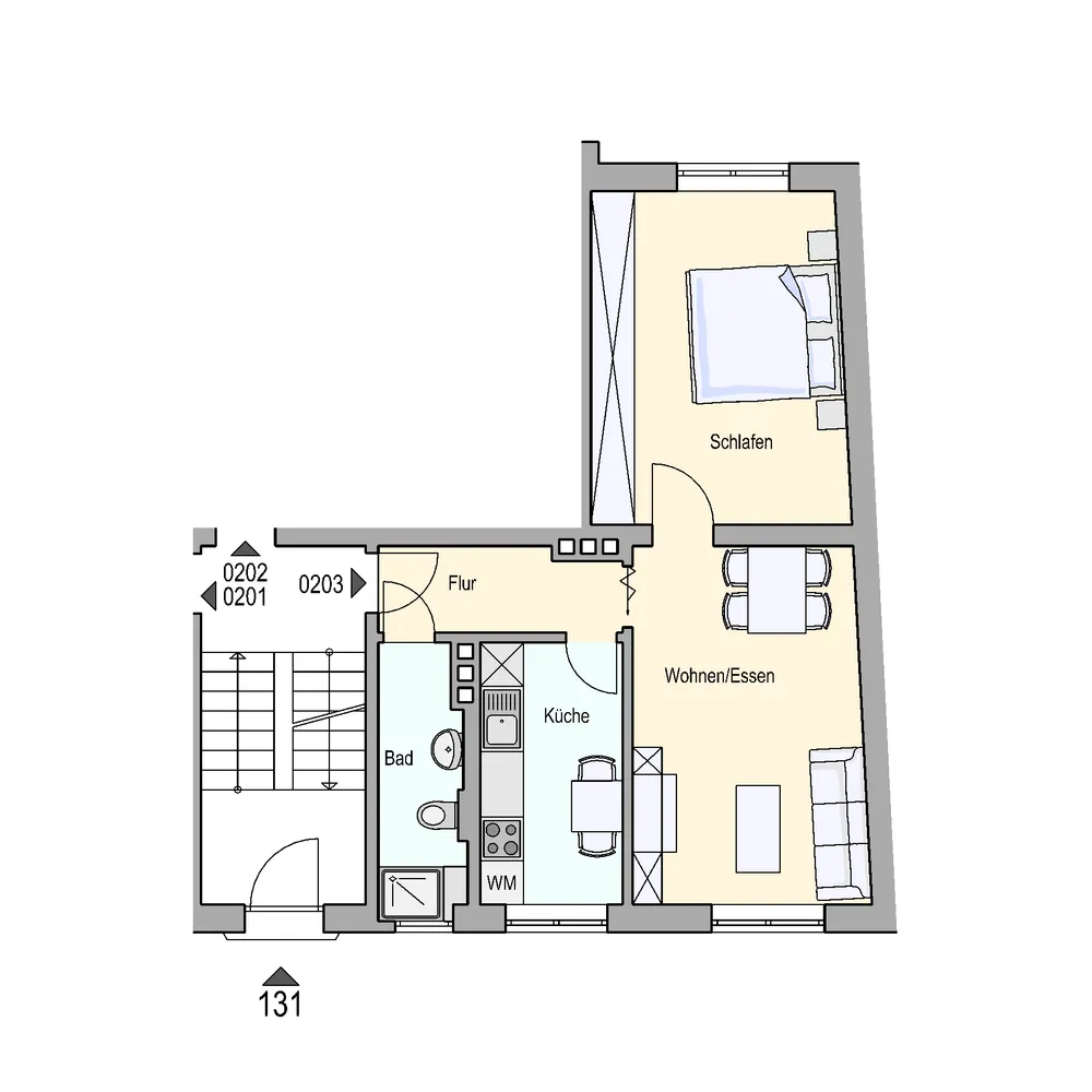 2 Zimmer Wohnung mit 47 m² in Stuttgart – Bild 9
