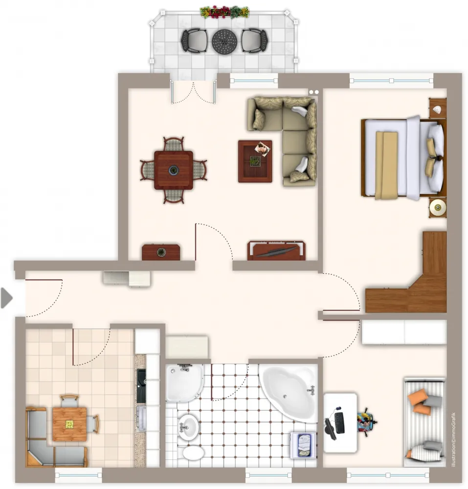 3 Zimmer Wohnung mit 75 m² in Halberstadt – Bild 6
