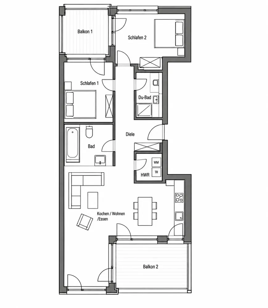 3 Zimmer Wohnung mit 94 m² in Regensburg – Bild 3