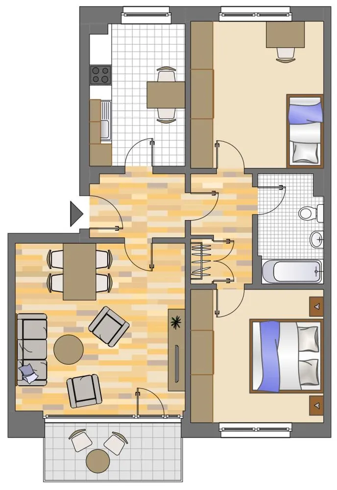 3 Zimmer Wohnung mit 74 m² in Dortmund – Bild 2