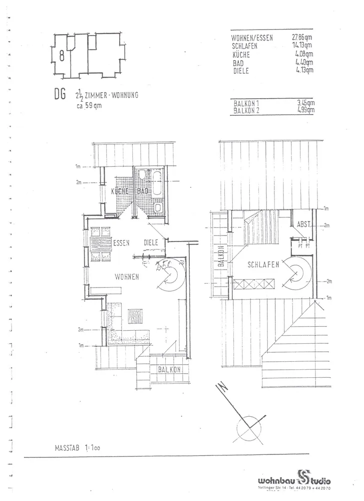 3 Zimmer Wohnung mit 59 m² in Stuttgart – Bild 10