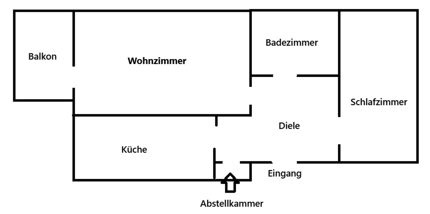 2 room apartment with 62 m² in Düsseldorf – Photo 4