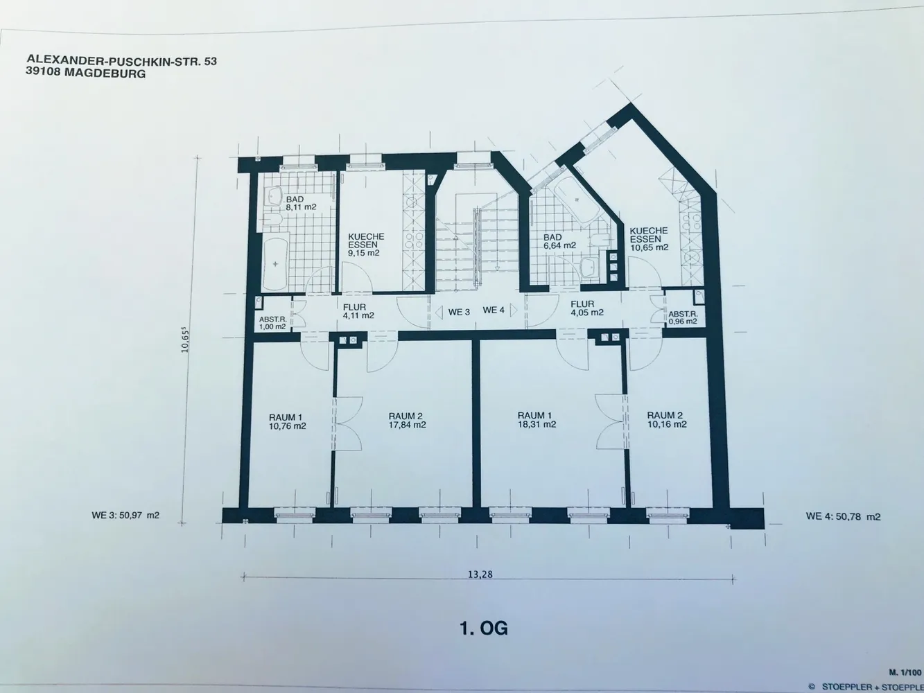 2 Zimmer Wohnung mit 52 m² in Magdeburg – Bild 11