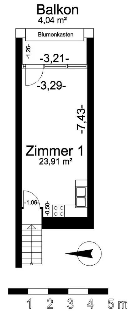 1 Zimmer Wohnung mit 35 m² in Berlin – Bild 12