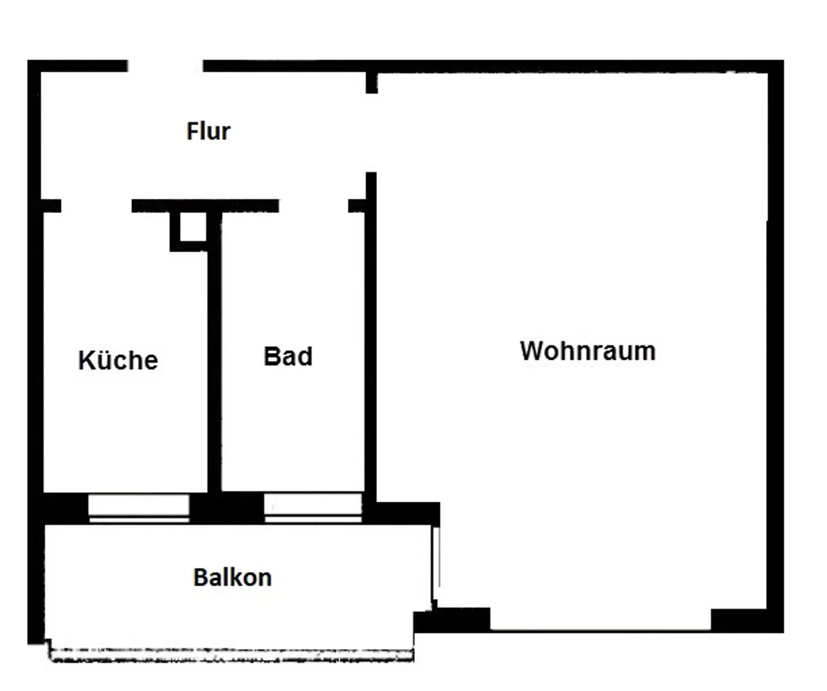 1 Zimmer Wohnung mit 31 m² in Nürnberg – Bild 10