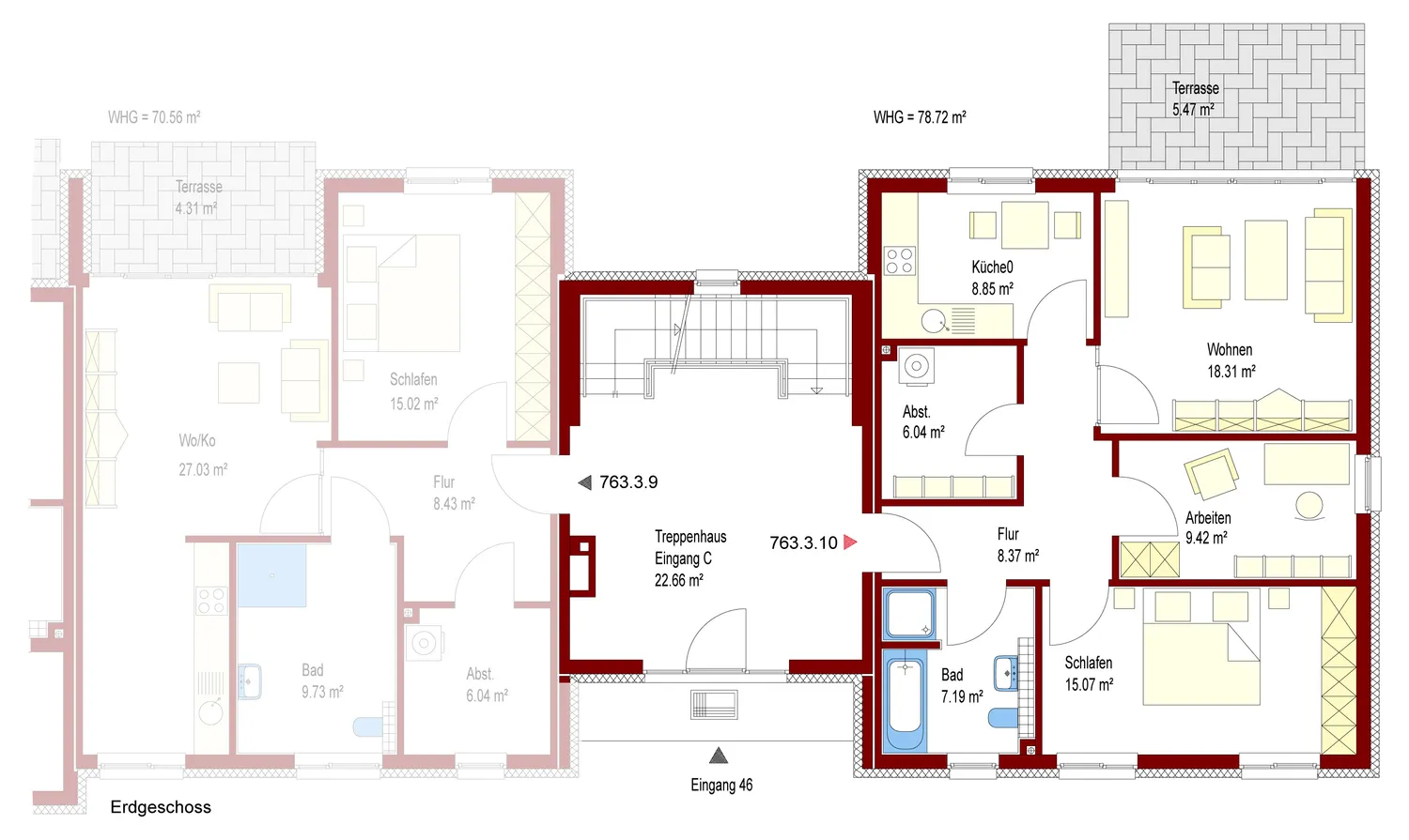 3 room apartment with 79 m² in Oldenburg – Photo 3
