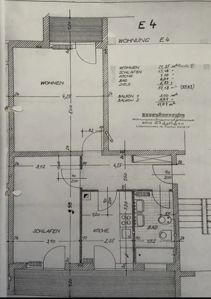 2 Zimmer Wohnung mit 63 m² in Augsburg – Bild 4