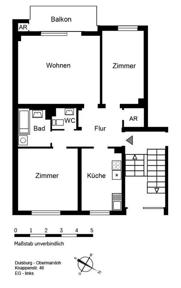 4 Zimmer Wohnung mit 80 m² in Duisburg – Bild 10