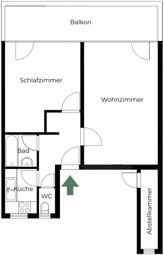 2 Zimmer Wohnung mit 57 m² in Ludwigsburg – Bild 12