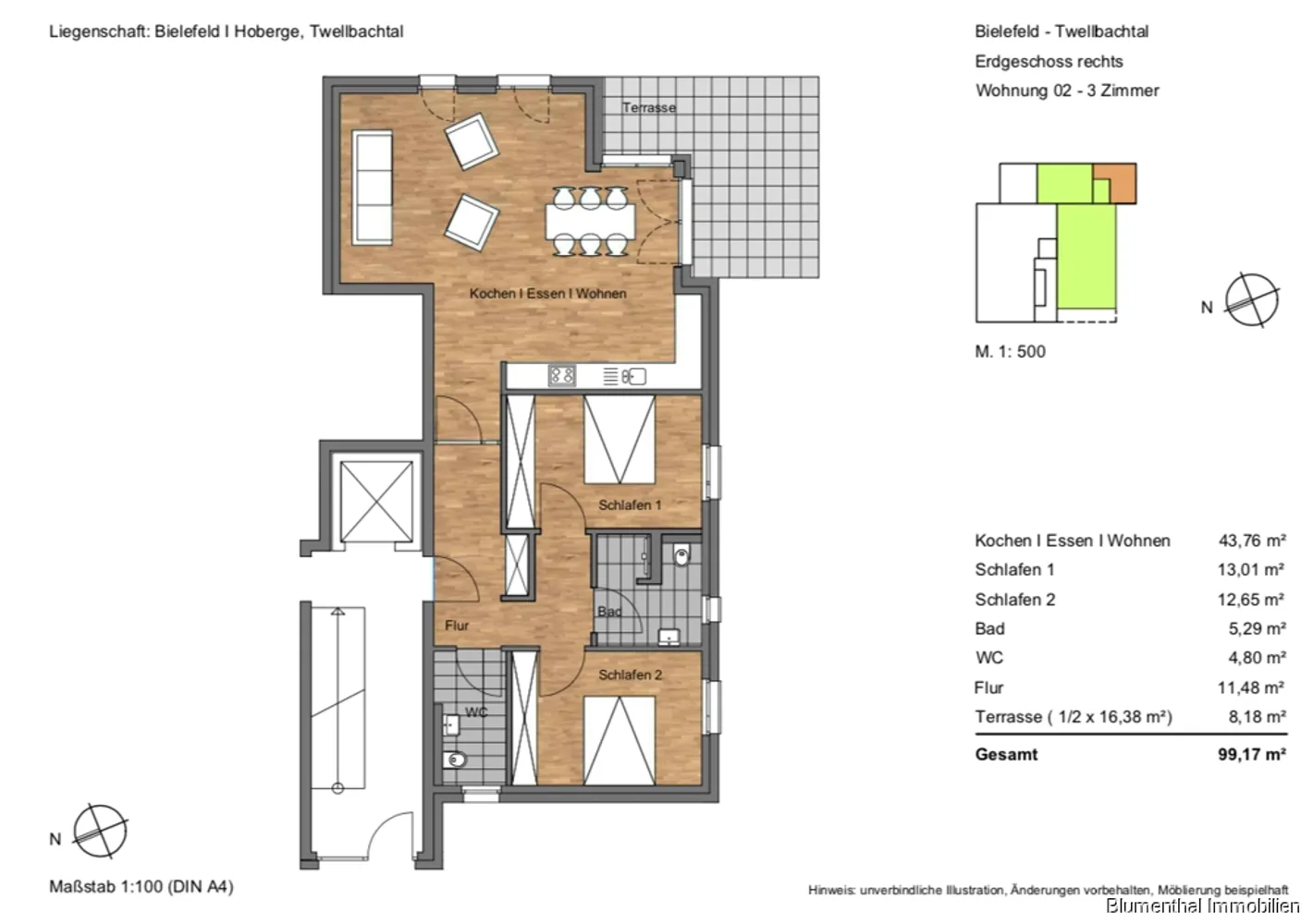 3 room apartment with 99 m² in Bielefeld – Photo 12
