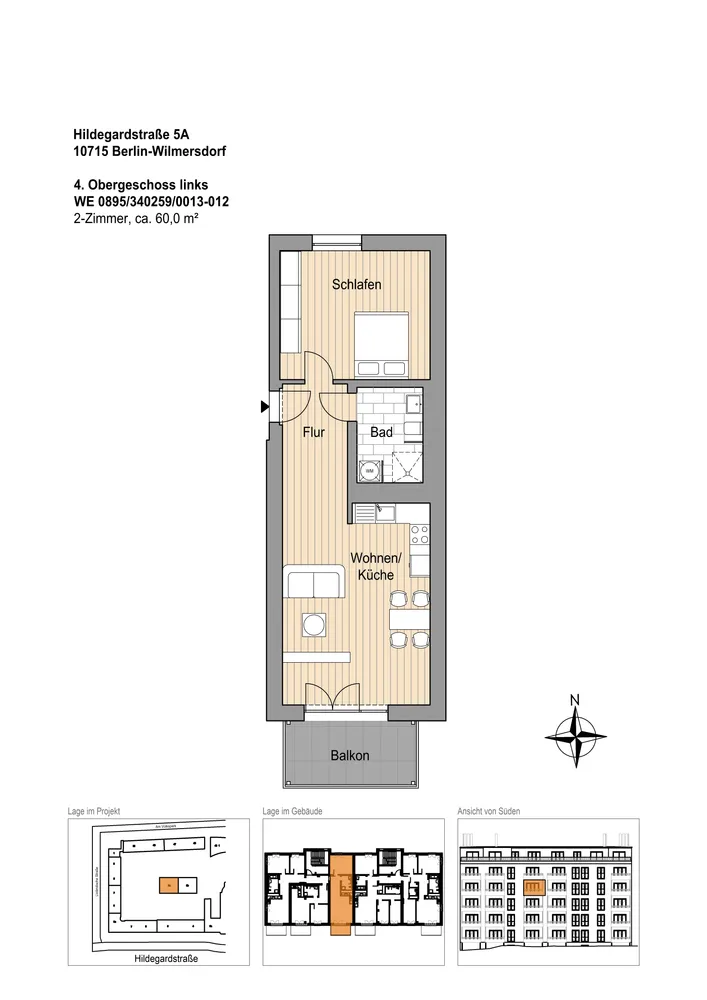 2 room apartment with 60 m² in Berlin – Photo 7