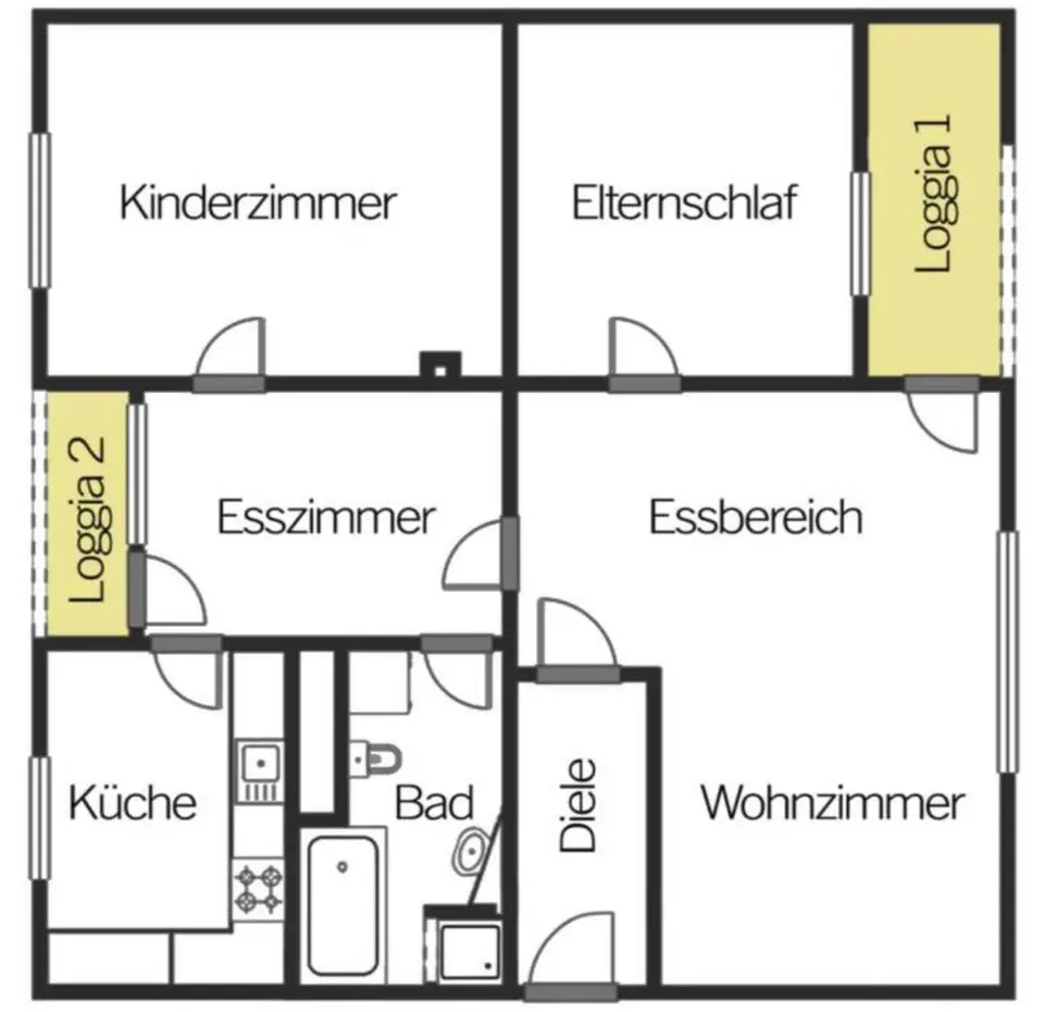 4 Zimmer Wohnung mit 85 m² in Amberg – Bild 6