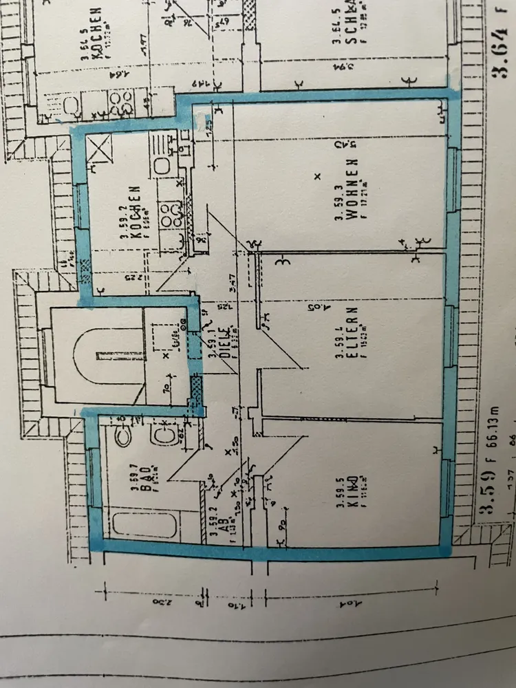 3 Zimmer Wohnung mit 66 m² in Duisburg – Bild 5