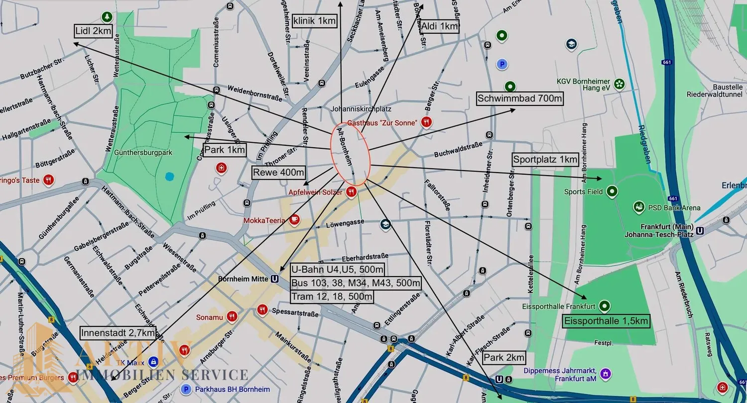 1 Zimmer Wohnung mit 30 m² in Frankfurt am Main – Bild 9