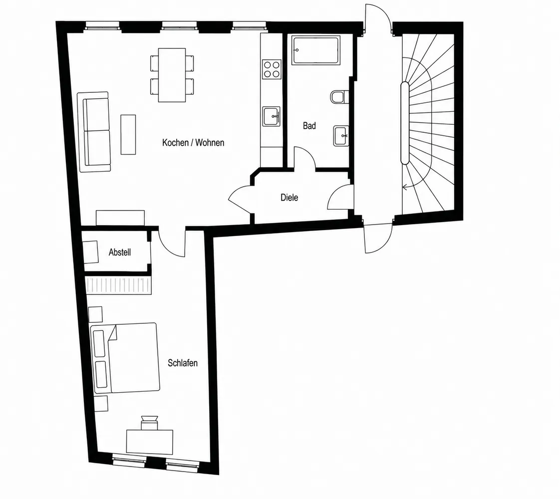 2 Zimmer Wohnung mit 51 m² in Regensburg – Bild 12
