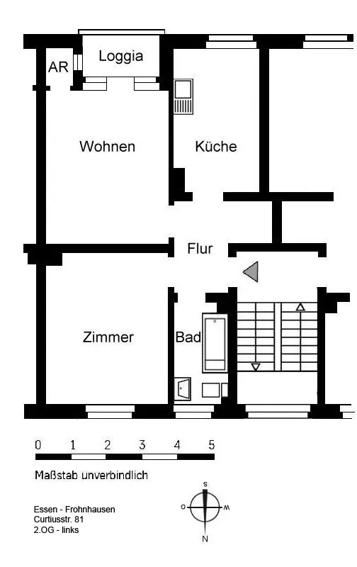 2 Zimmer Wohnung mit 51 m² in Essen – Bild 3
