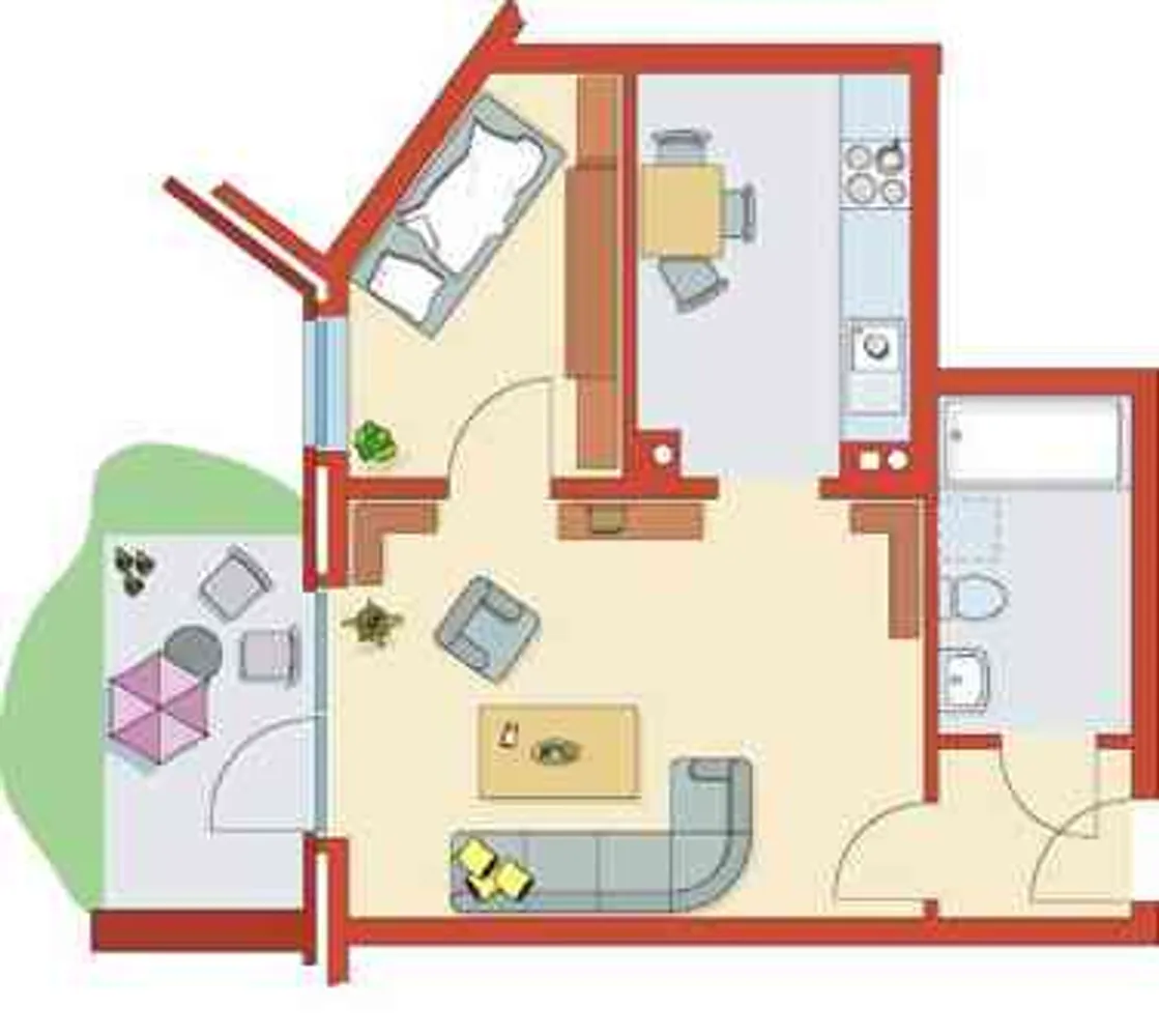 3 Zimmer Wohnung mit 75 m² in Kiel – Bild 2