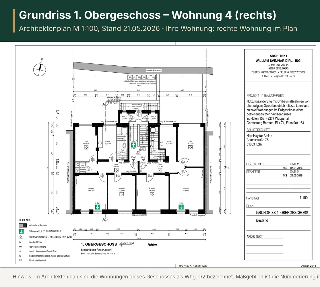 3 Zimmer Wohnung mit 82 m² in Wuppertal – Bild 4