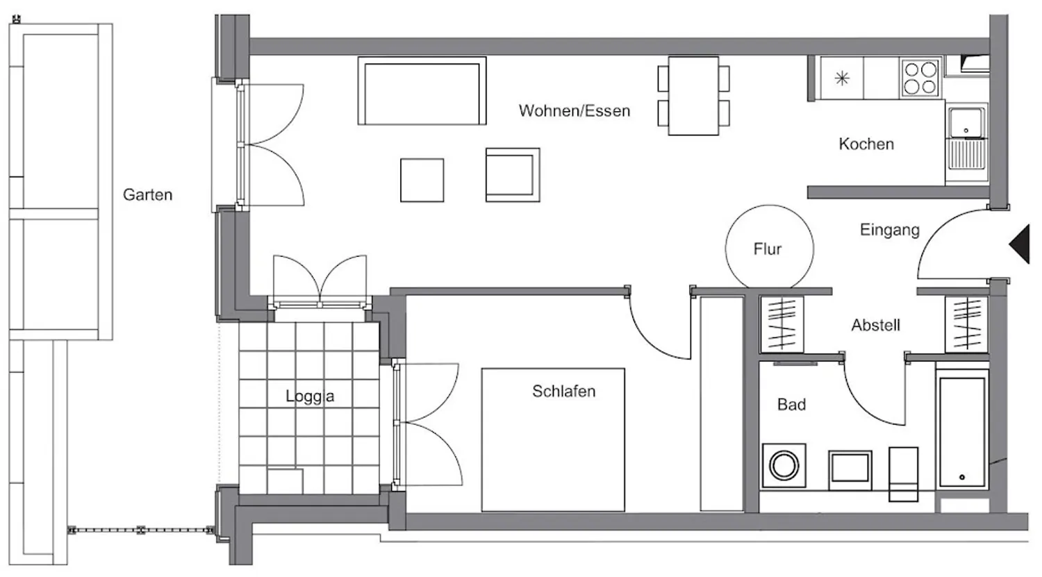 2 Zimmer Wohnung mit 61 m² in Frankfurt am Main – Bild 6