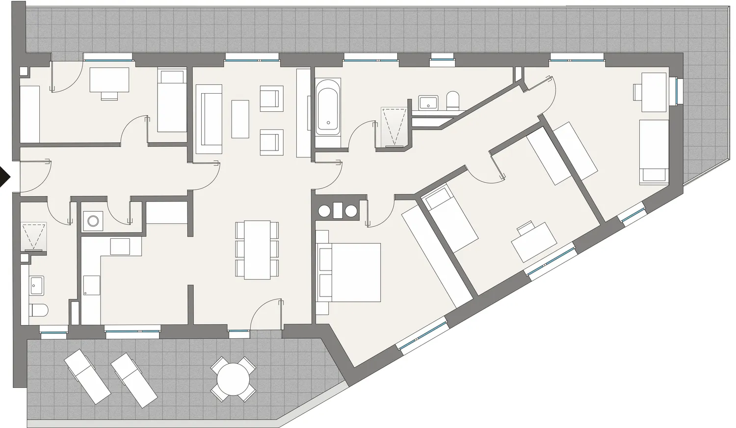 5 Zimmer Wohnung mit 158 m² in Leipzig – Bild 4